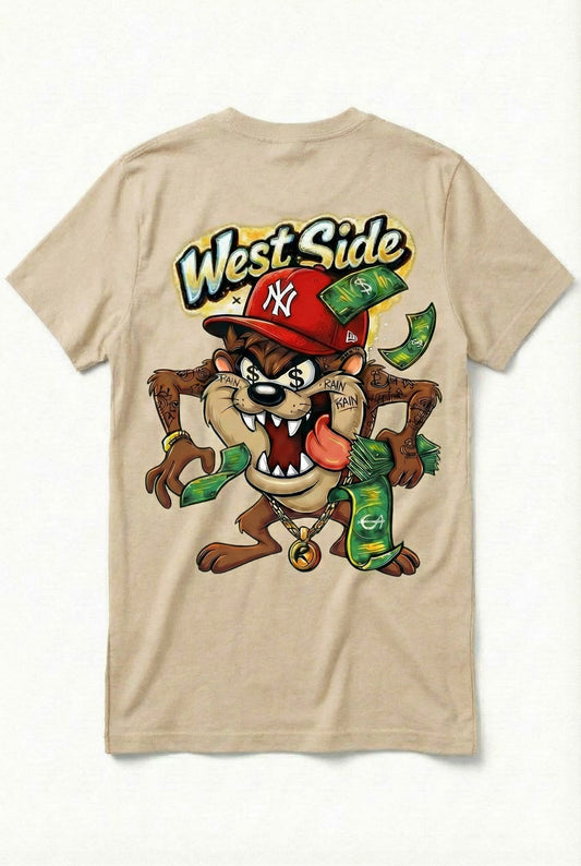T-shirt West Side Taz – Cartoon Street Art & Pop Culture