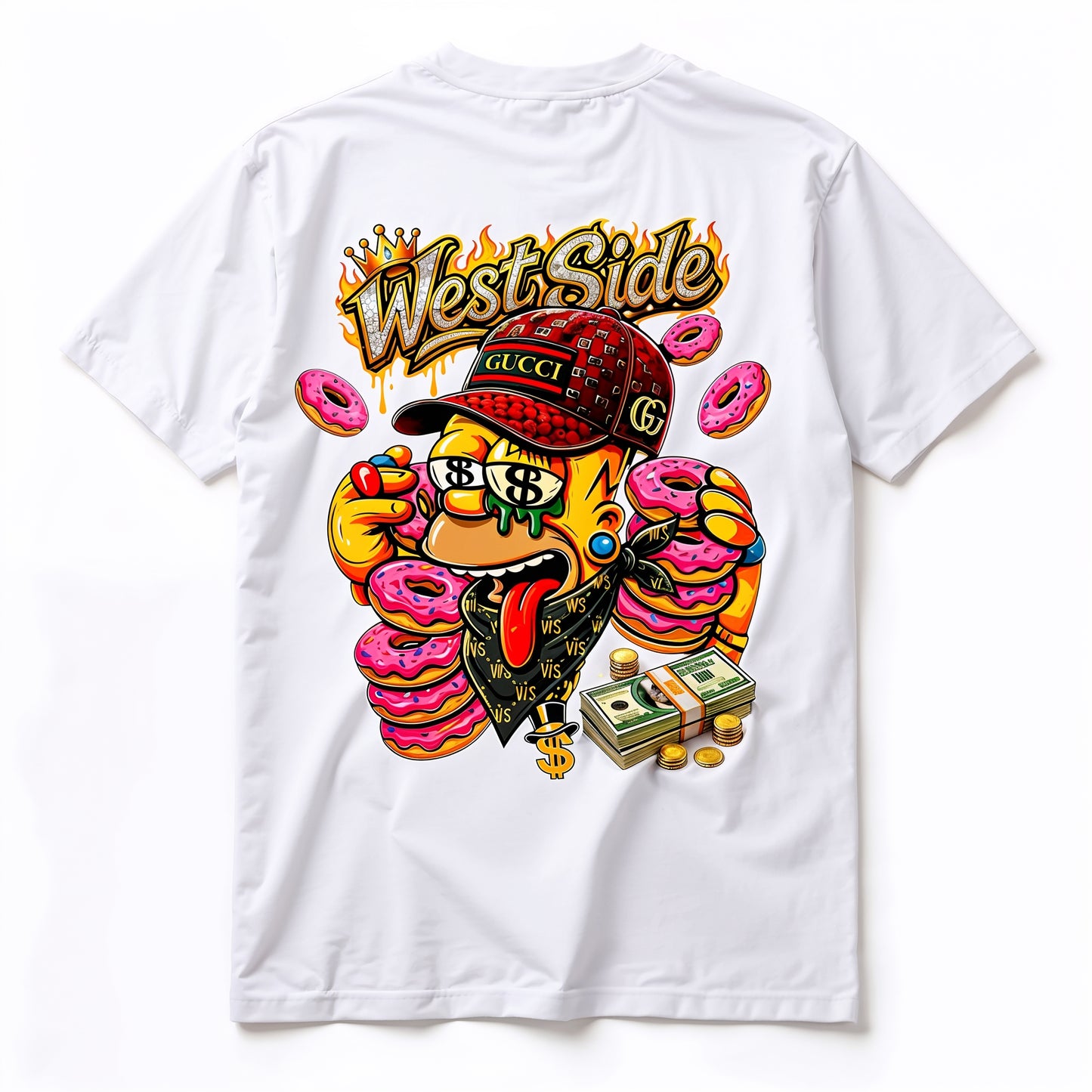 Tee-shirt West Side Clothing – Donut Hustle Edition 🍩💸
