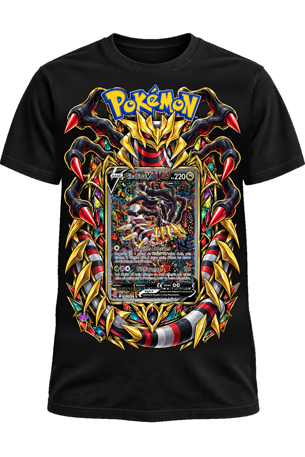 Tee-shirt Giratina V 186/196 noir — West Side Clothing