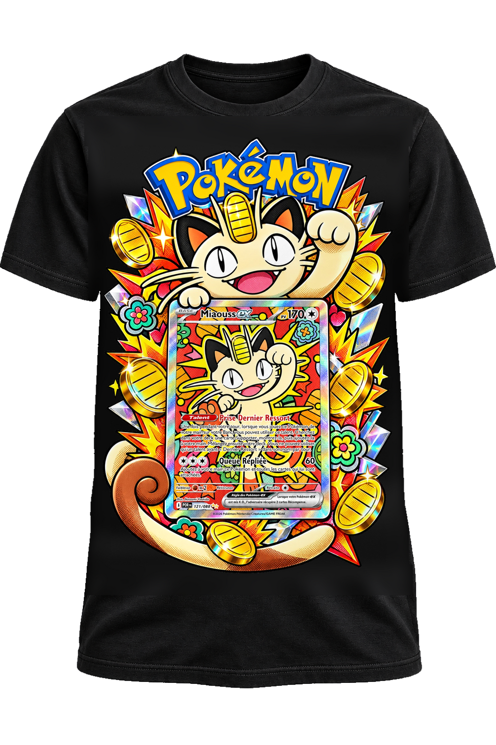 Tee-shirt Miaouss ex 121/088 noir — West Side Clothing
