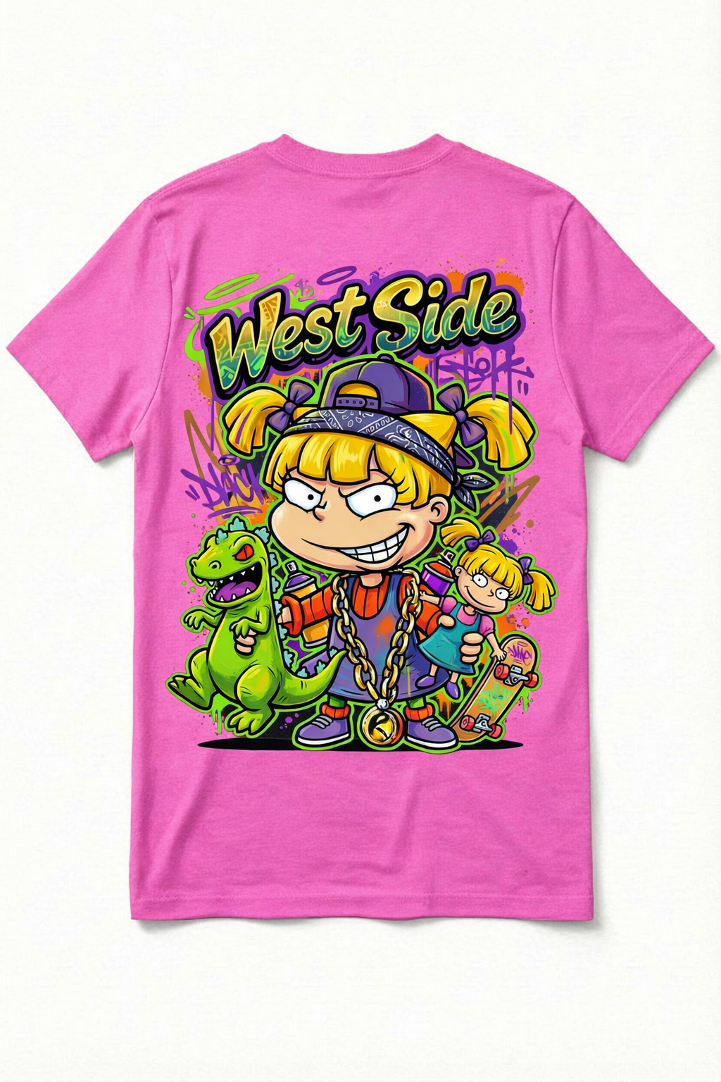 Tee-shirt West Side Clothing – Angelica Street Edition 🎨🛹