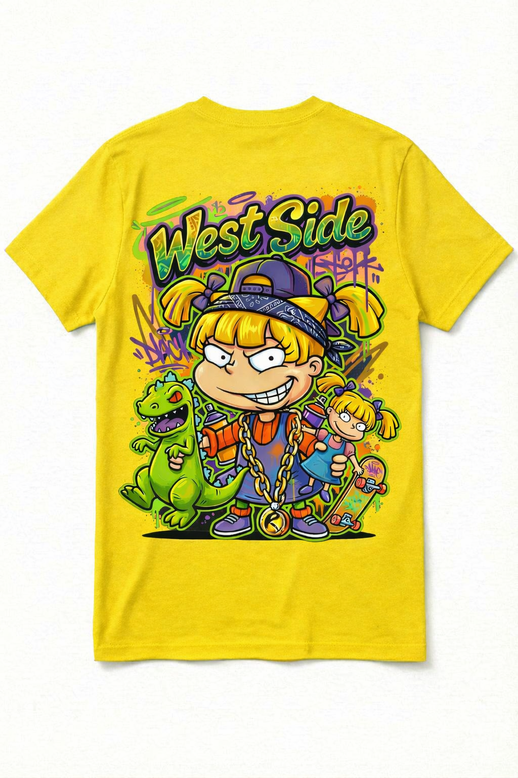 Tee-shirt West Side Clothing – Angelica Street Edition 🎨🛹