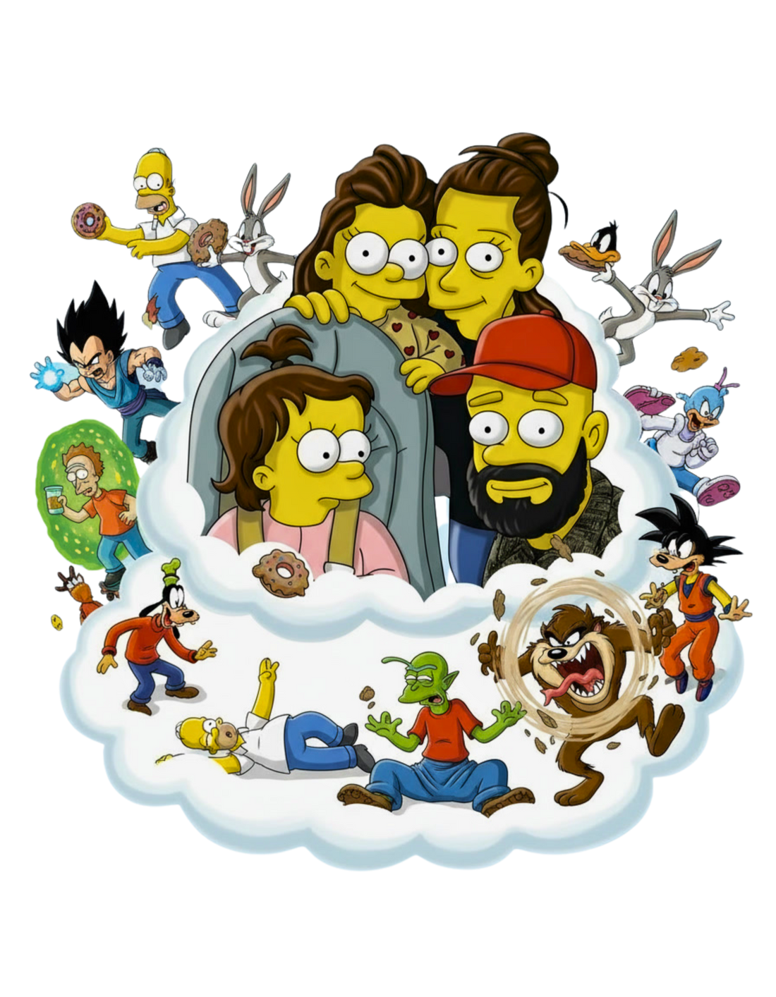 L’univers cartoon original de West Side Clothing et sa famille illustrée