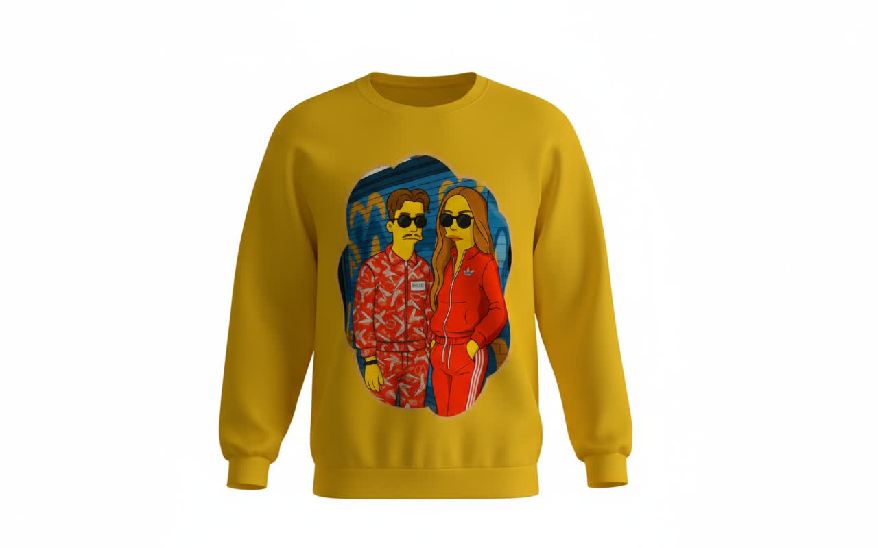 Sweat shirt personnalisé Simpson