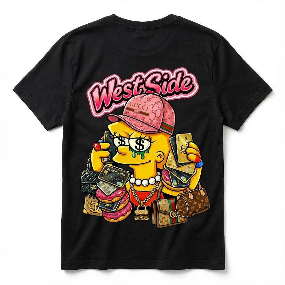 T-shirt West Side Queen – Cartoon Luxe & Street Art