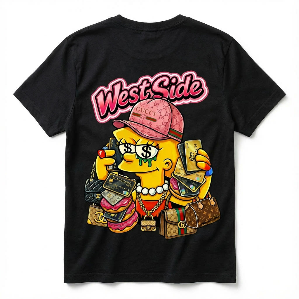 T-shirt West Side Queen – Cartoon Luxe & Street Art