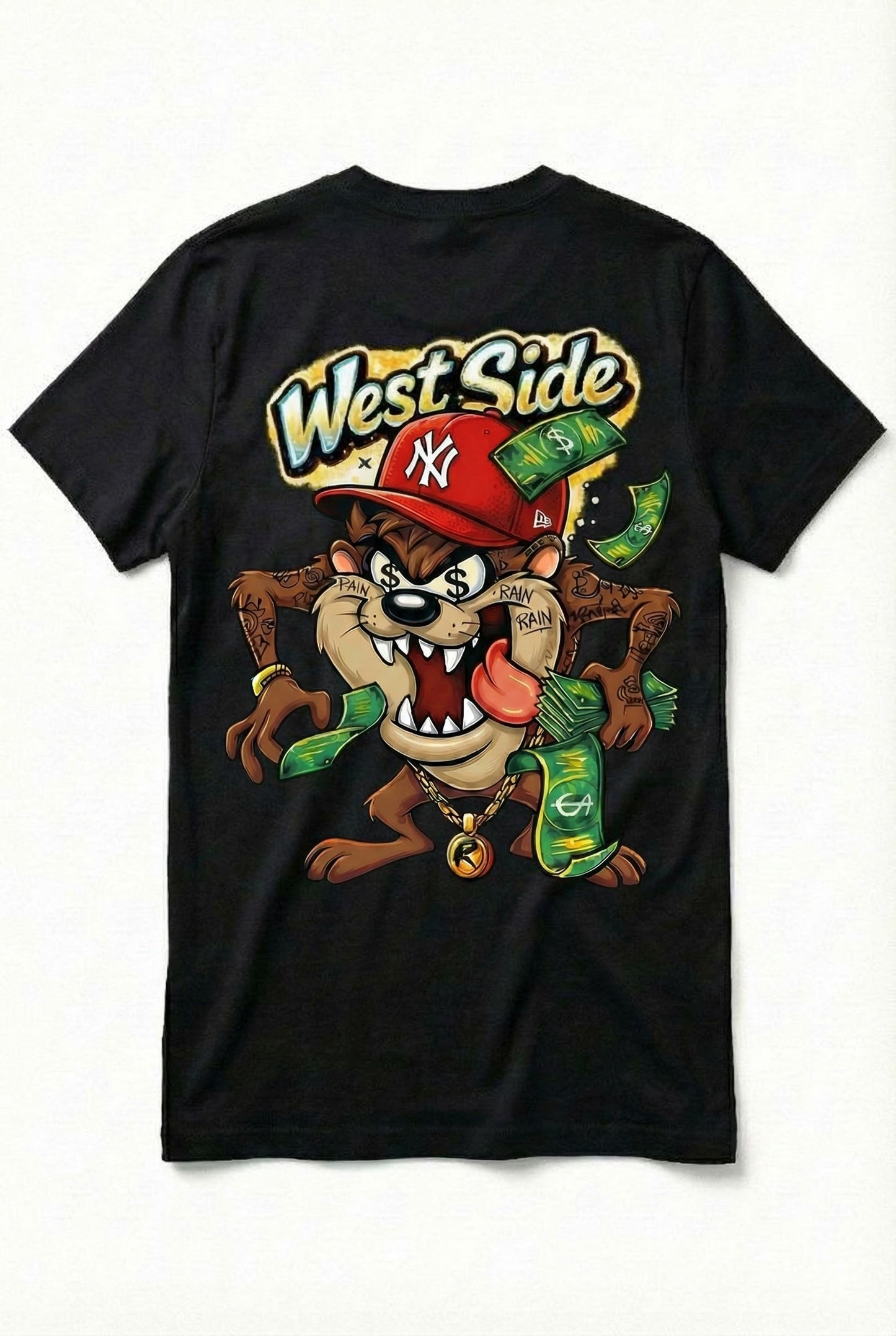 T-shirt West Side Taz – Cartoon Street Art & Pop Culture