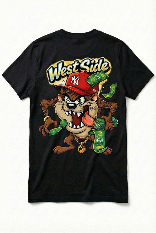 T-shirt West Side Taz – Cartoon Street Art & Pop Culture