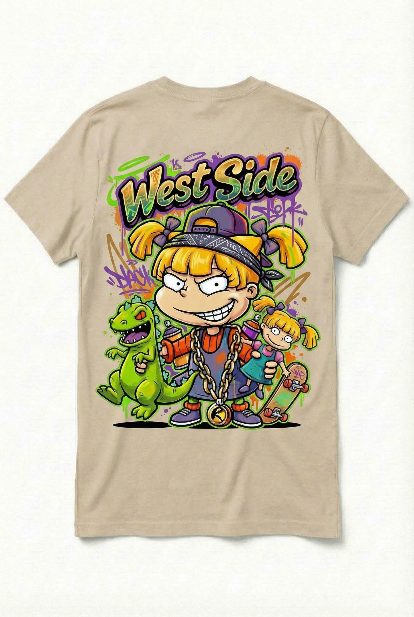 Tee-shirt West Side Clothing – Angelica Street Edition 🎨🛹