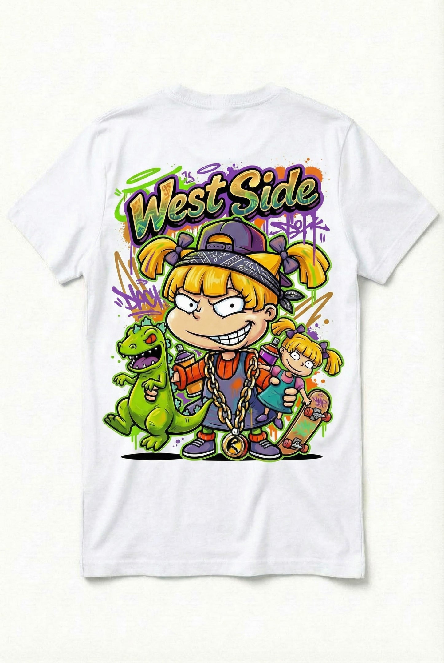 Tee-shirt West Side Clothing – Angelica Street Edition 🎨🛹