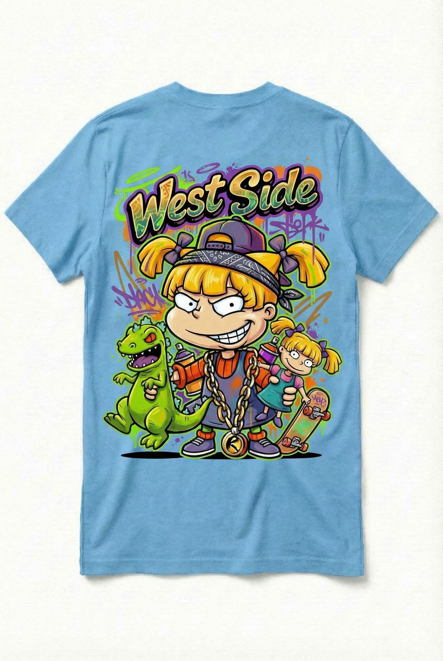 Tee-shirt West Side Clothing – Angelica Street Edition 🎨🛹