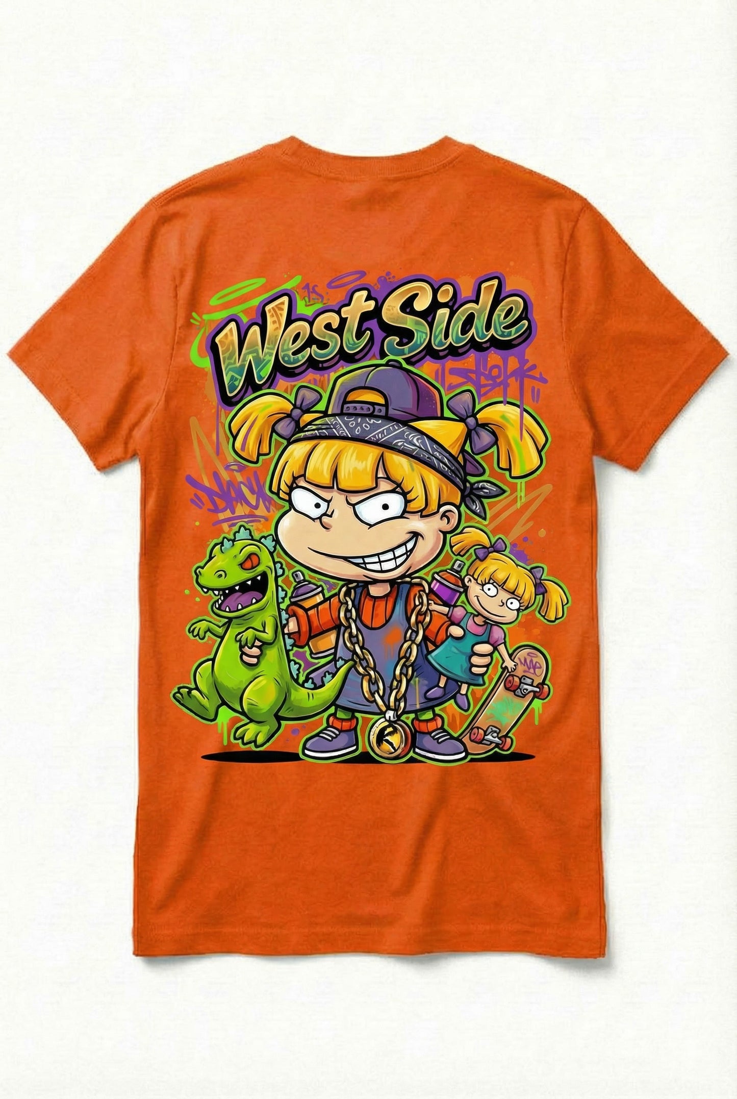 Tee-shirt West Side Clothing – Angelica Street Edition 🎨🛹