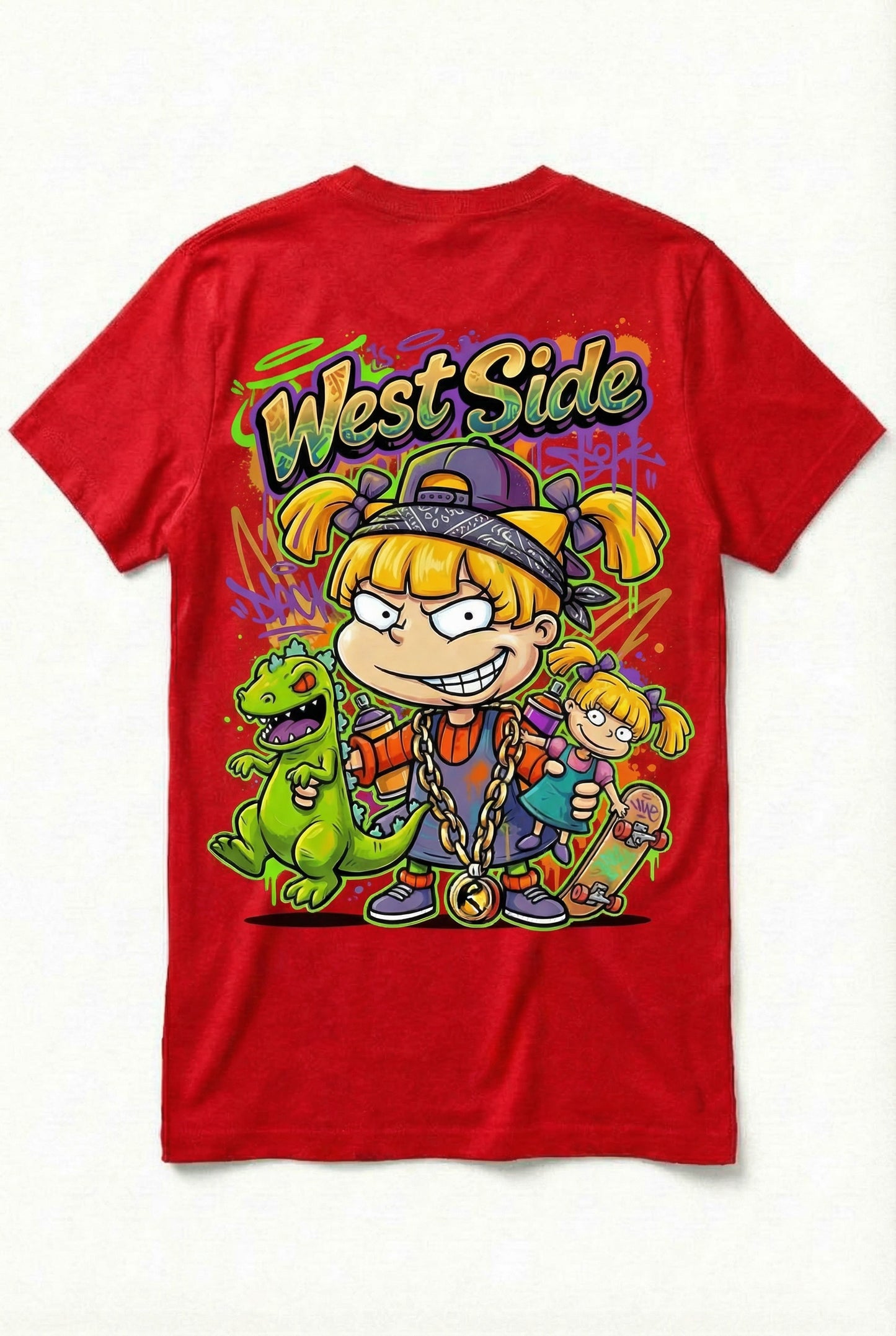 Tee-shirt West Side Clothing – Angelica Street Edition 🎨🛹