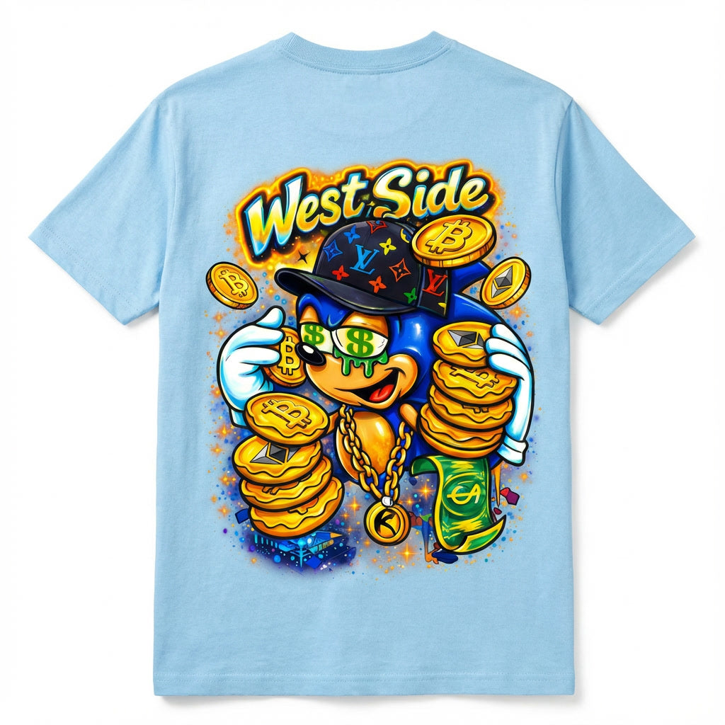 T-SHIRT WEST SIDE MONEY – CARTOON STREET & HUSTLE CULTURE