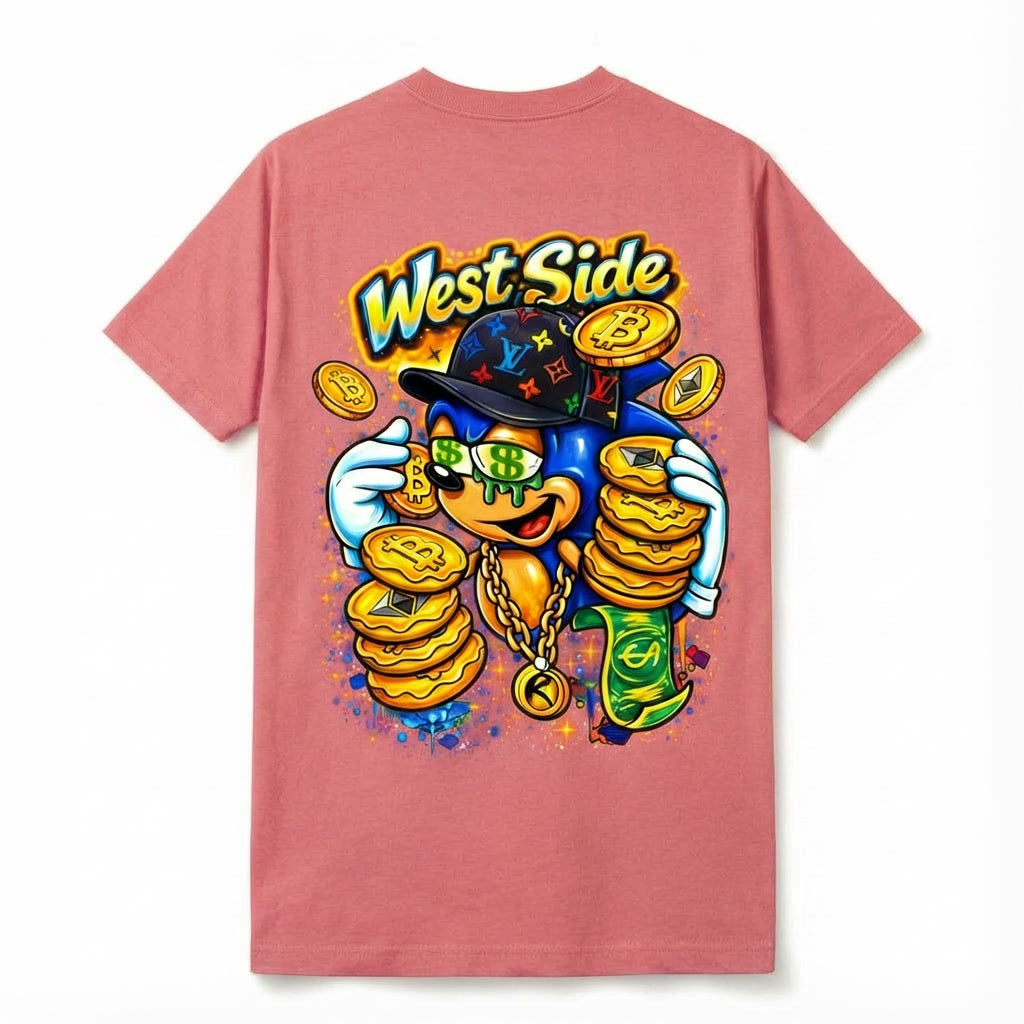 T-SHIRT WEST SIDE MONEY – CARTOON STREET & HUSTLE CULTURE