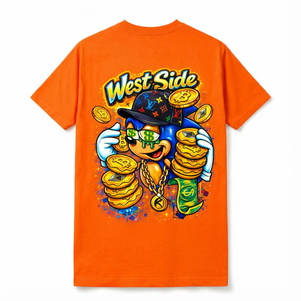 T-SHIRT WEST SIDE MONEY – CARTOON STREET & HUSTLE CULTURE