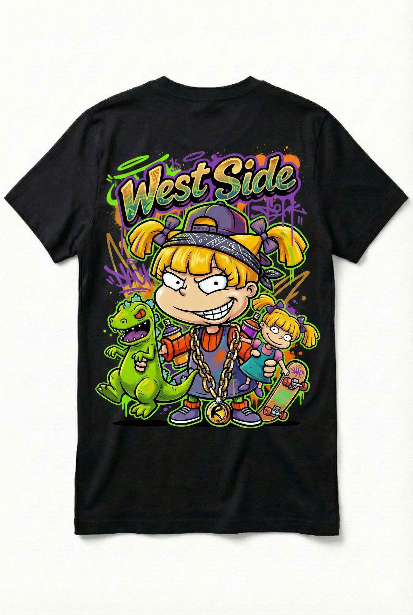 Tee-shirt West Side Clothing – Angelica Street Edition 🎨🛹