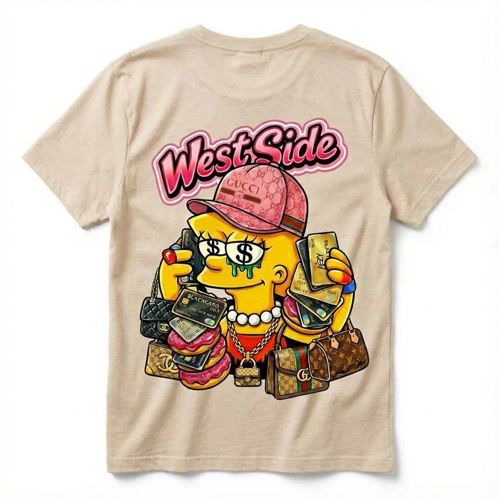 T-shirt West Side Queen – Cartoon Luxe & Street Art