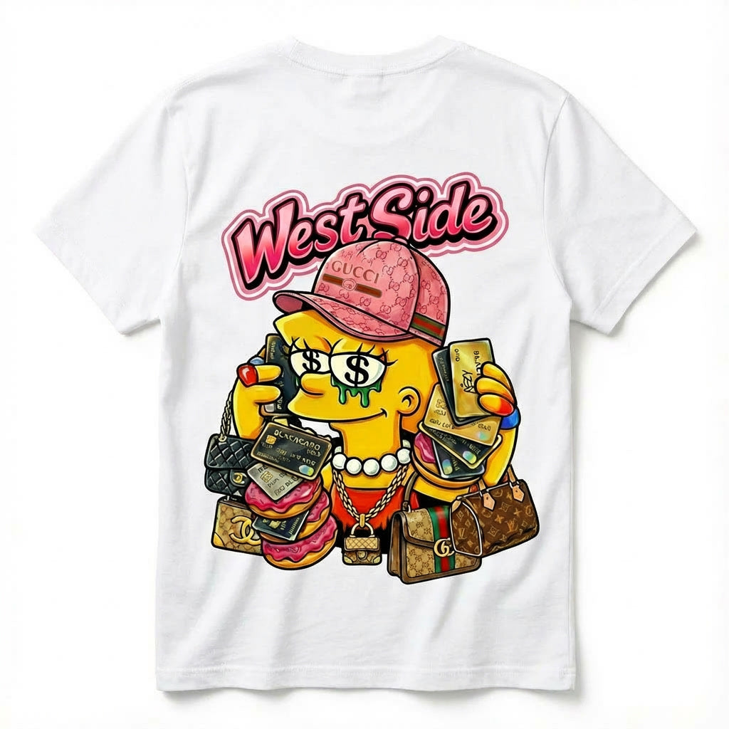 T-shirt West Side Queen – Cartoon Luxe & Street Art