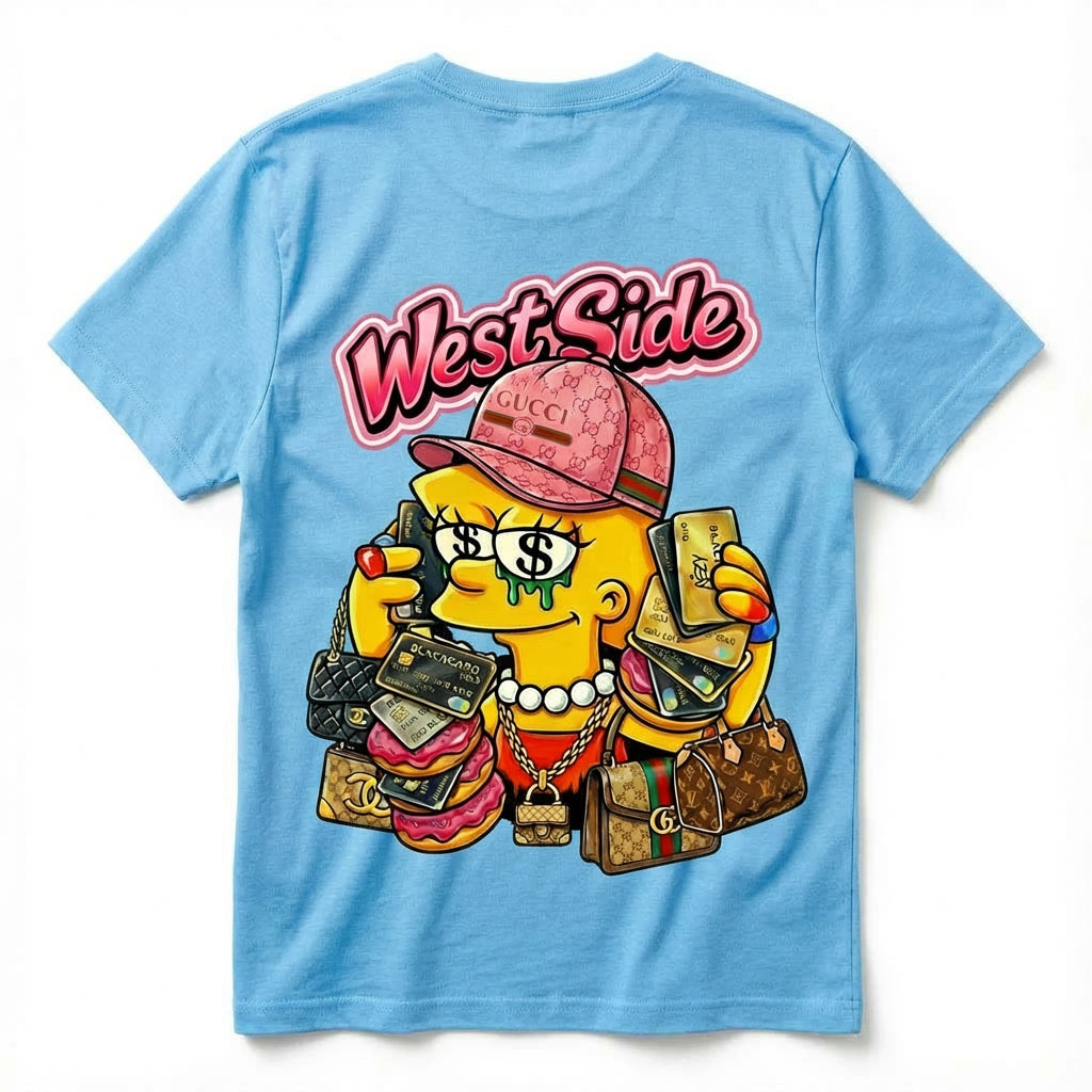 T-shirt West Side Queen – Cartoon Luxe & Street Art