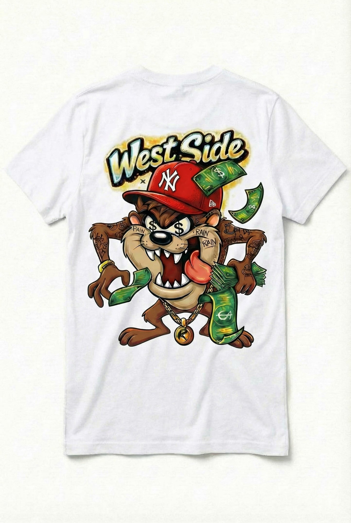 T-shirt West Side Taz – Cartoon Street Art & Pop Culture