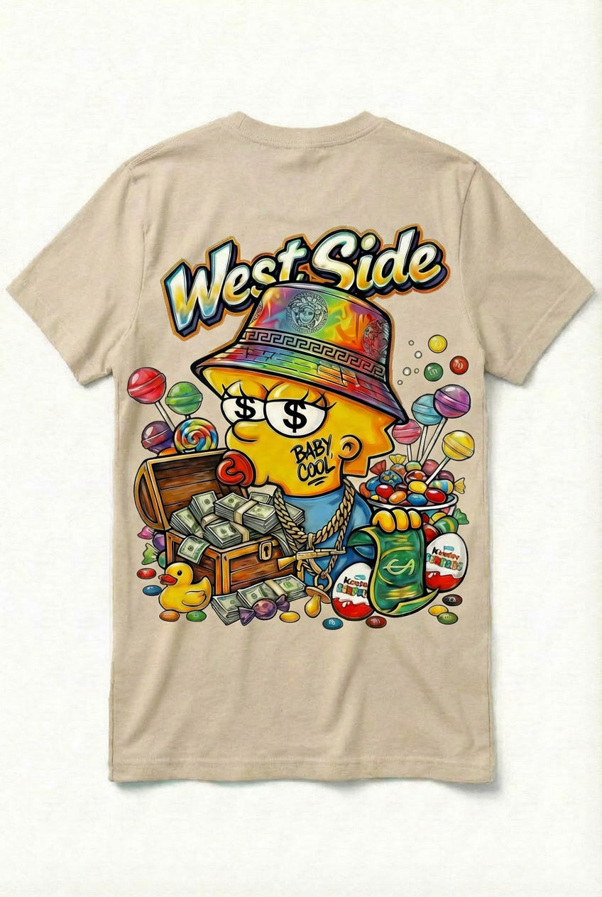 🖤 T-SHIRT WEST SIDE – BABY COOL CANDY MONEY