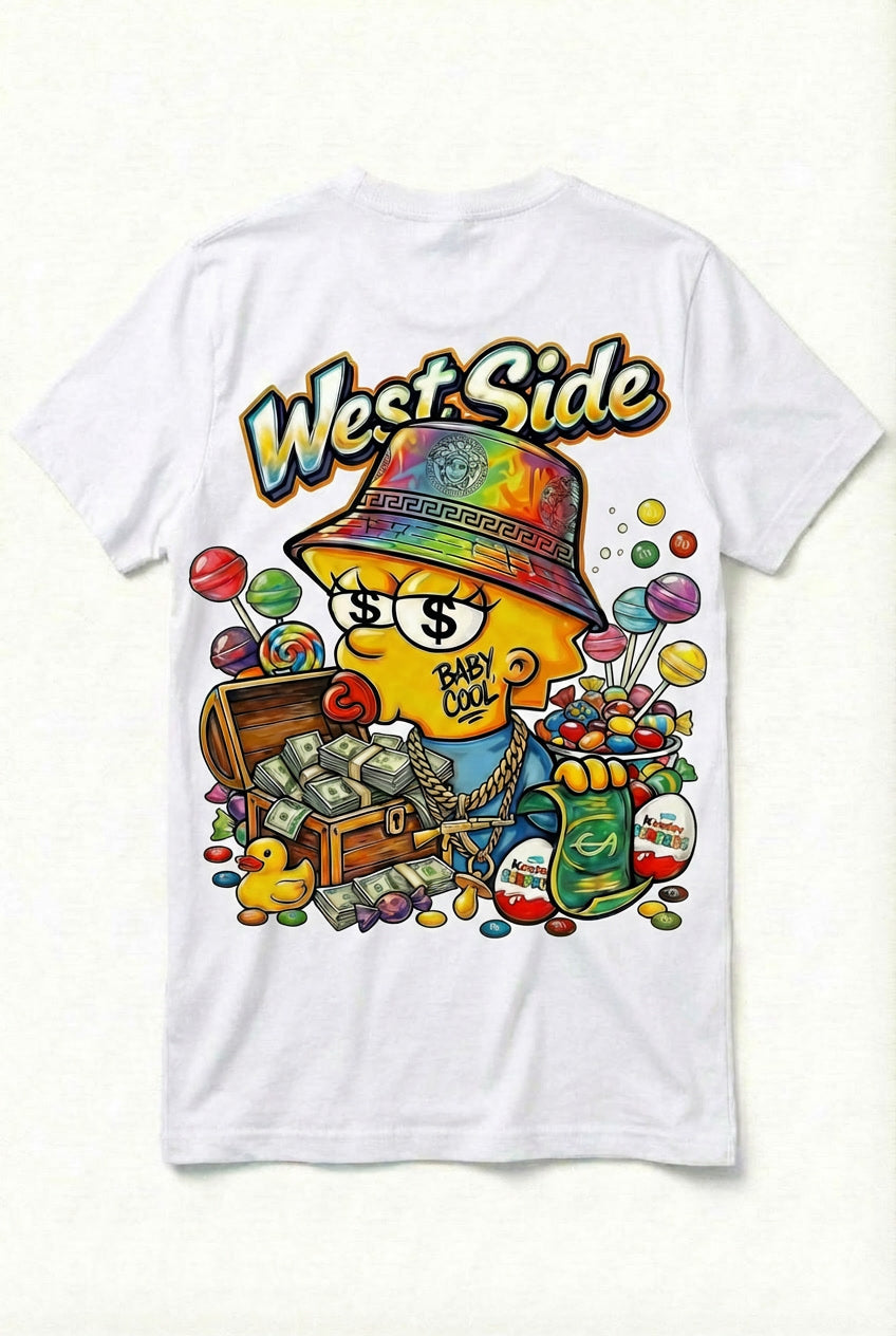 🖤 T-SHIRT WEST SIDE – BABY COOL CANDY MONEY