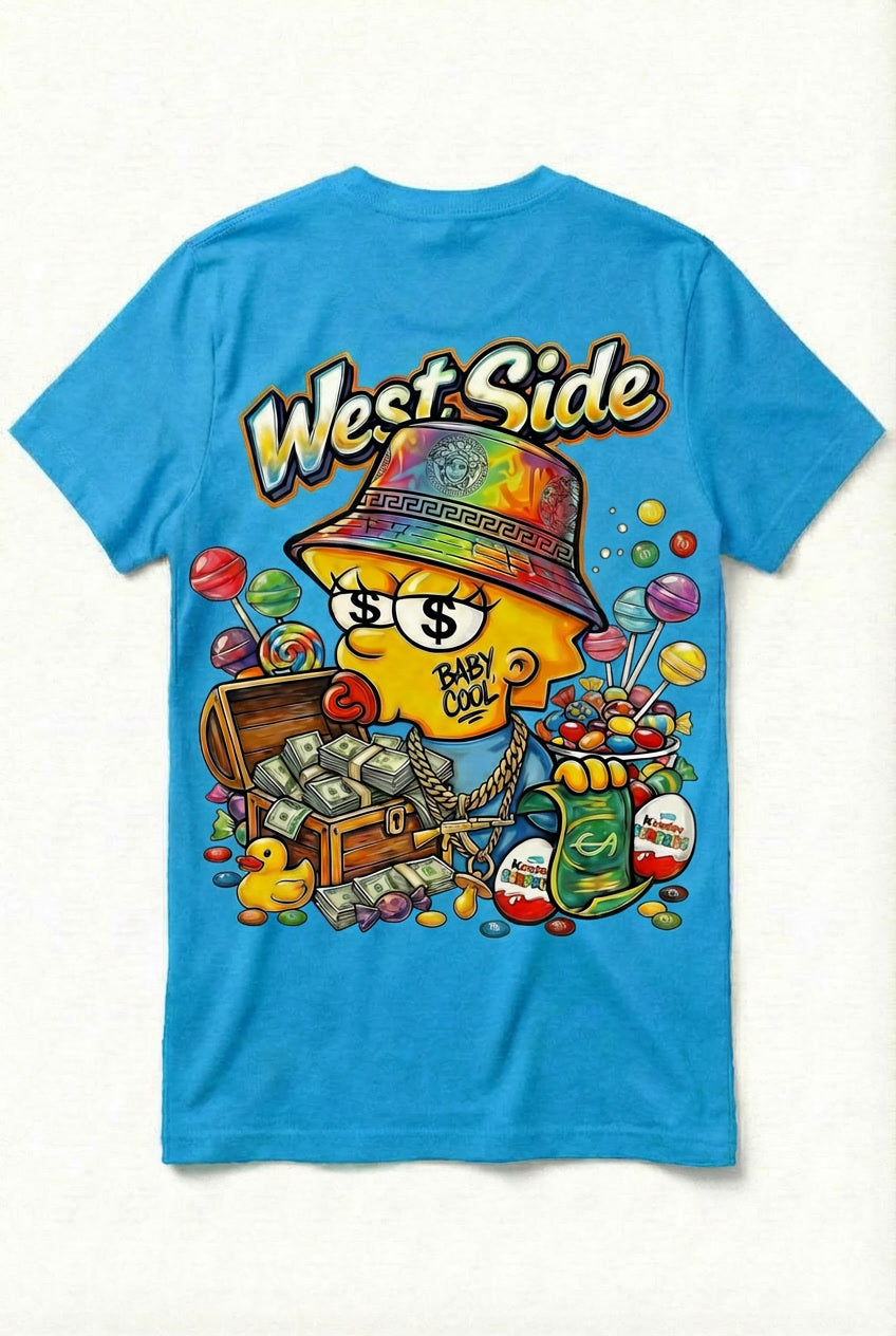 🖤 T-SHIRT WEST SIDE – BABY COOL CANDY MONEY