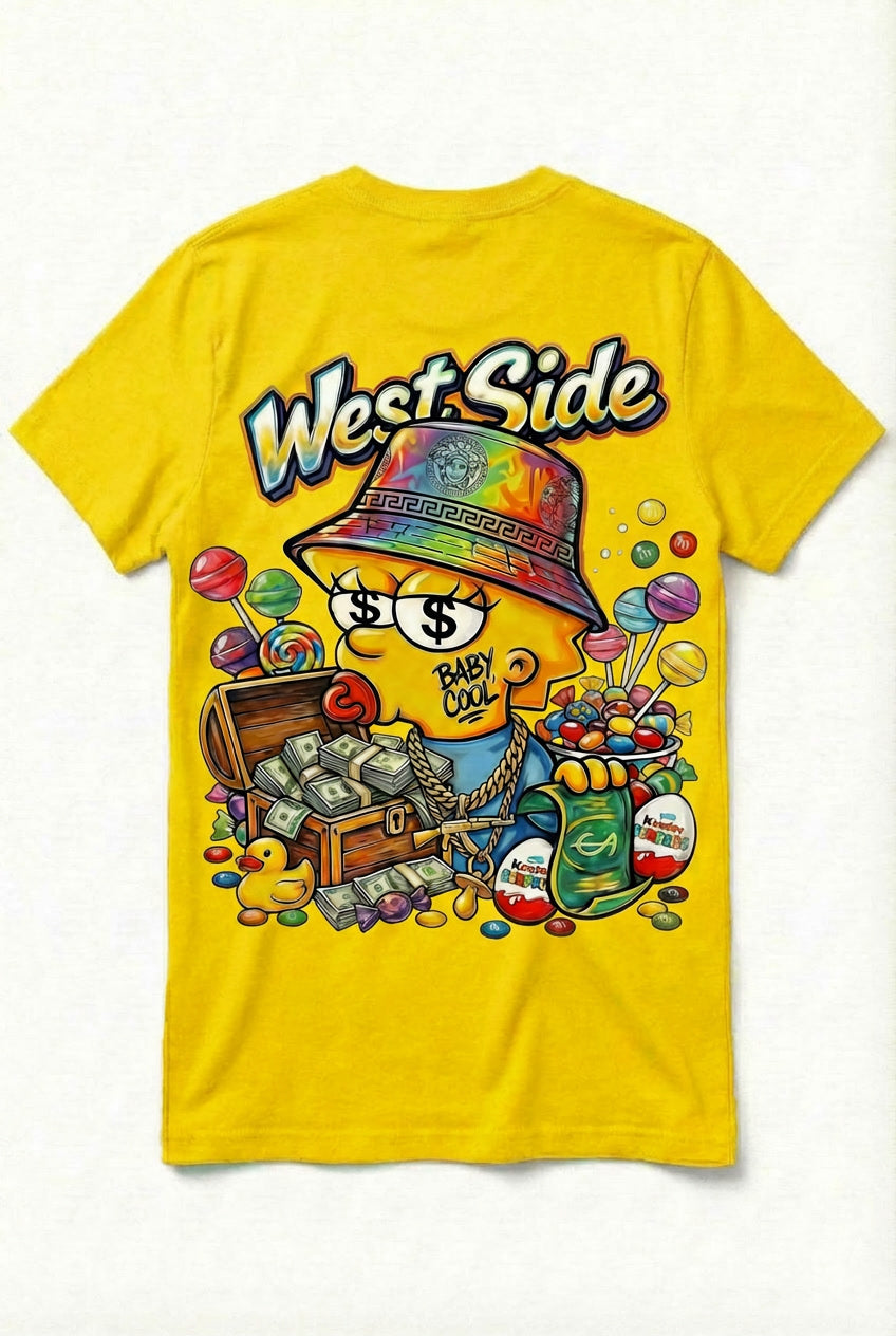 🖤 T-SHIRT WEST SIDE – BABY COOL CANDY MONEY