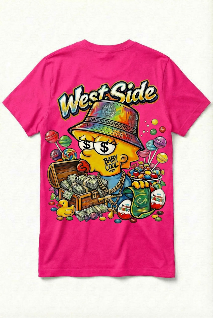 🖤 T-SHIRT WEST SIDE – BABY COOL CANDY MONEY