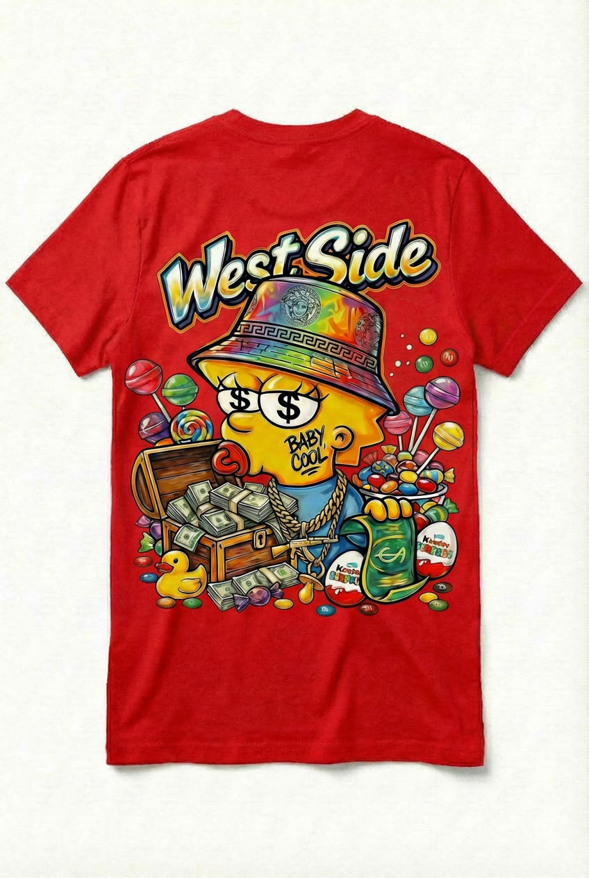 🖤 T-SHIRT WEST SIDE – BABY COOL CANDY MONEY