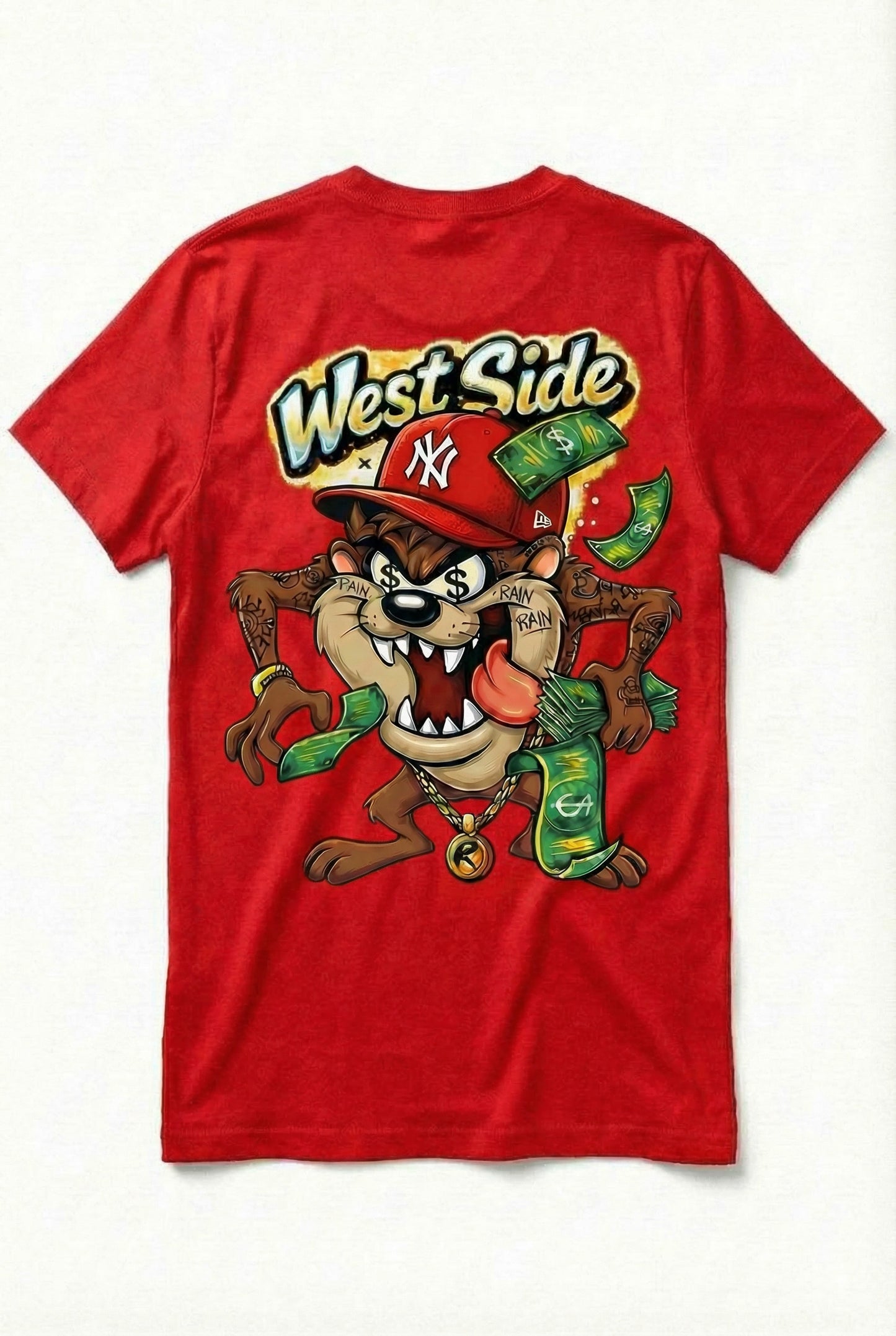 T-shirt West Side Taz – Cartoon Street Art & Pop Culture