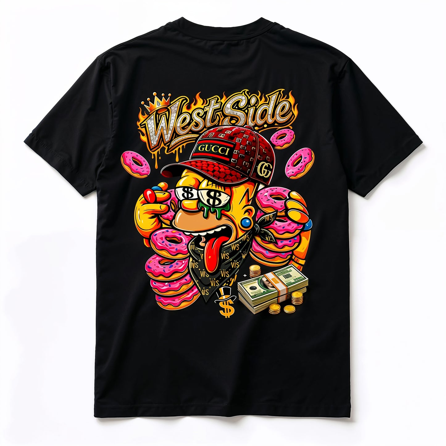 Tee-shirt West Side Clothing – Donut Hustle Edition 🍩💸