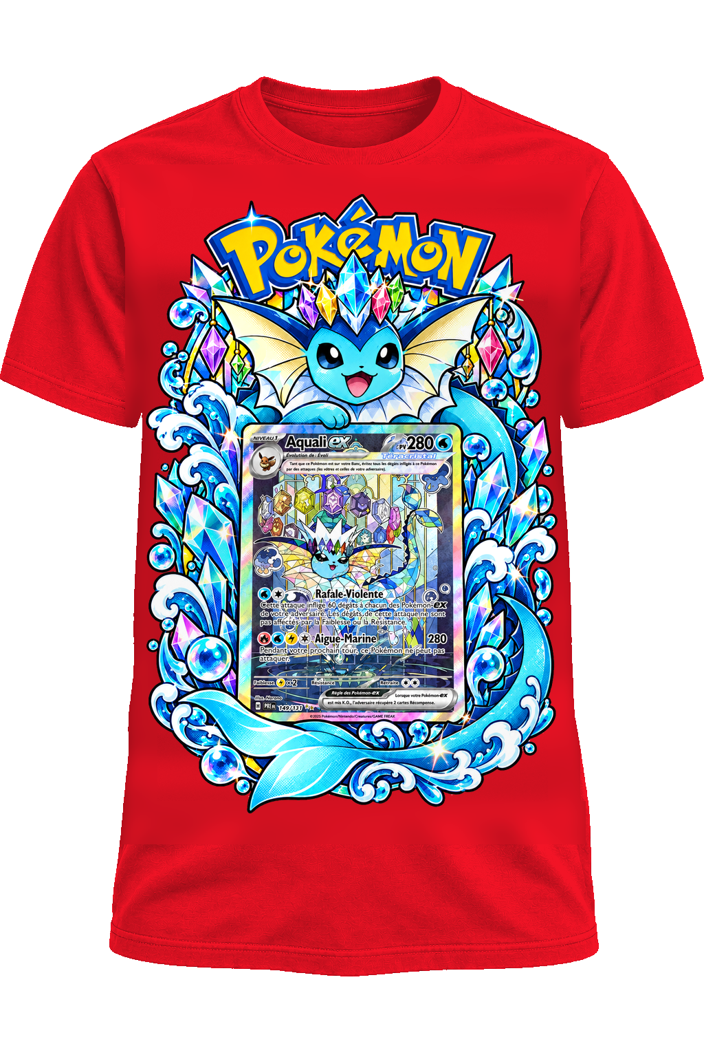 Tee-shirt Aquali ex 149/131 rouge — West Side Clothing