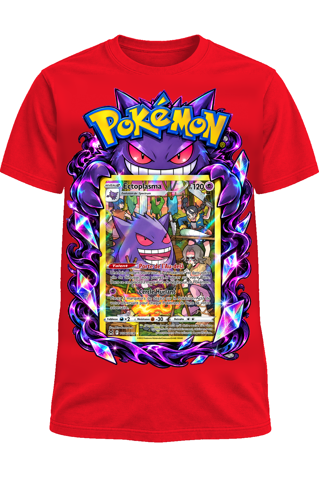 Tee-shirt Ectoplasma TG06/TG30 rouge — West Side Clothing