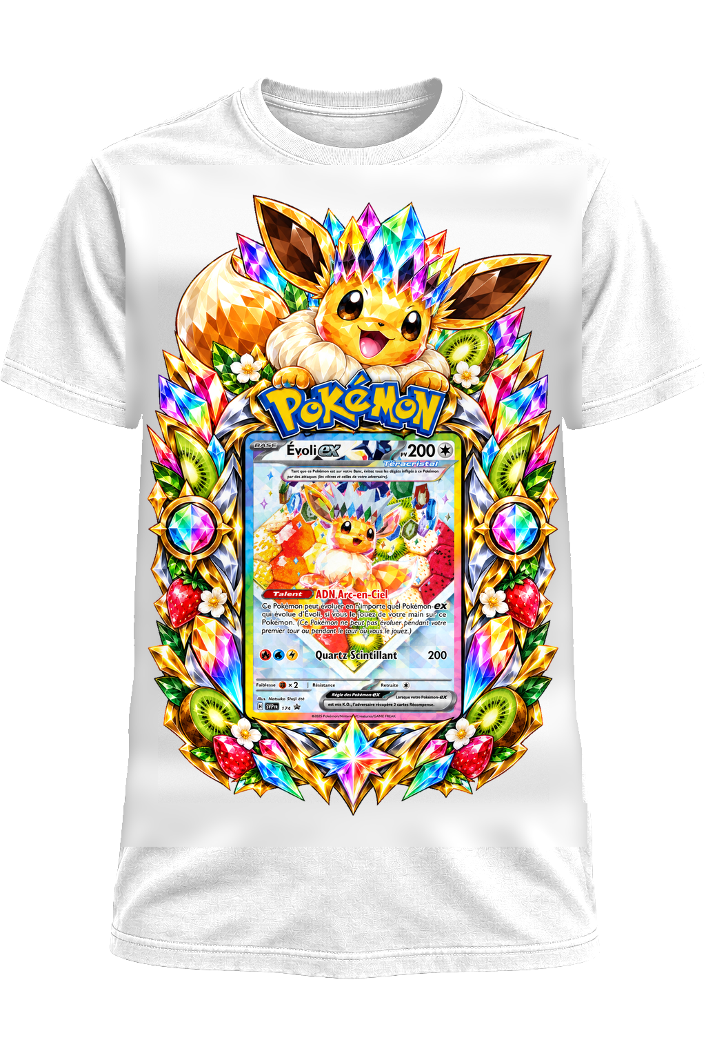 Tee-shirt Évoli ex 174 blanc — West Side Clothing