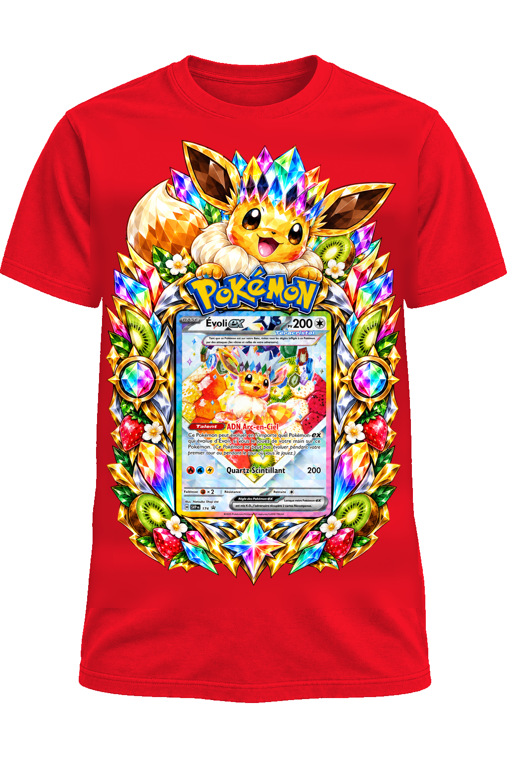 Tee-shirt Évoli ex 174 rouge — West Side Clothing