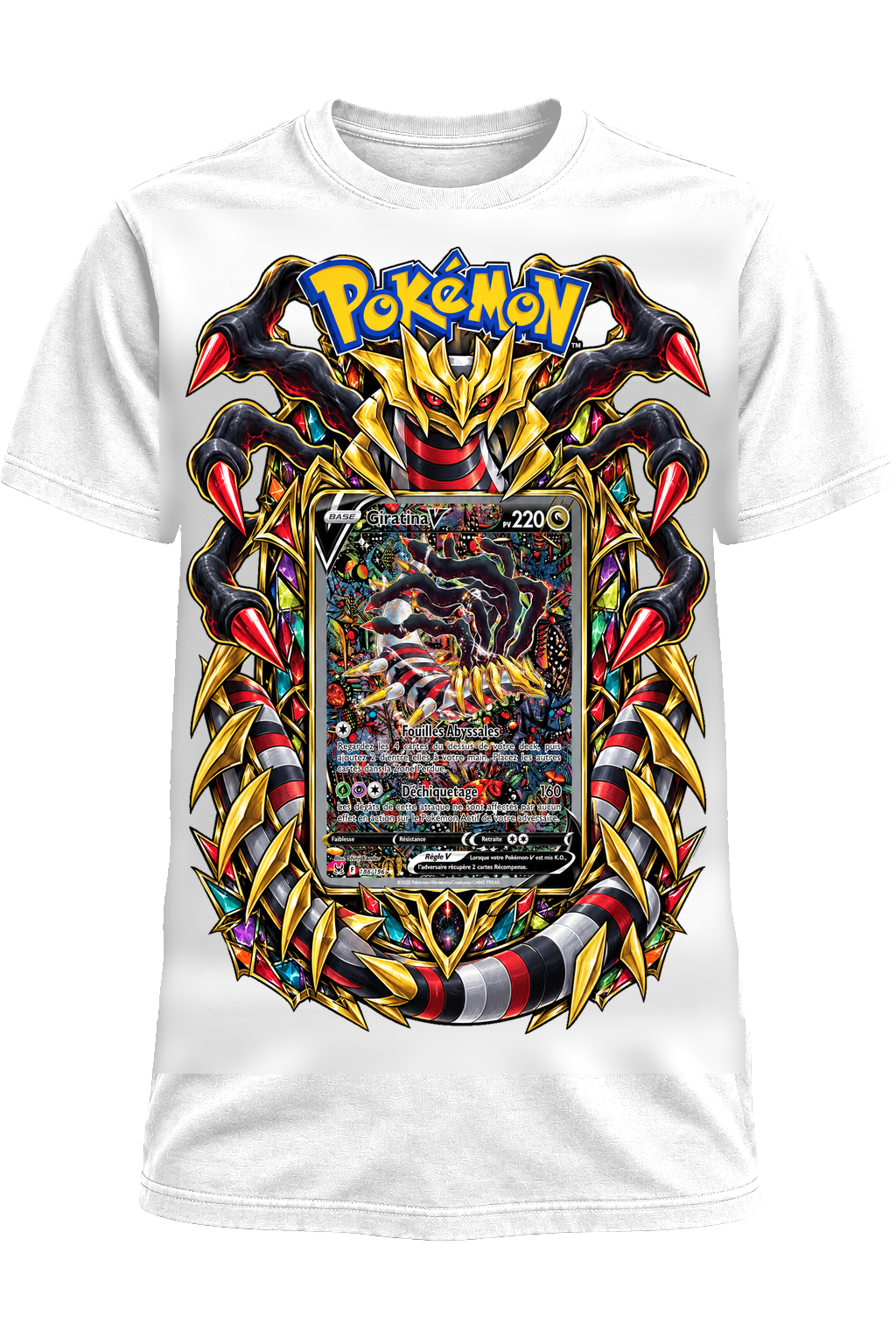 Tee-shirt Giratina V 186/196 blanc — West Side Clothing