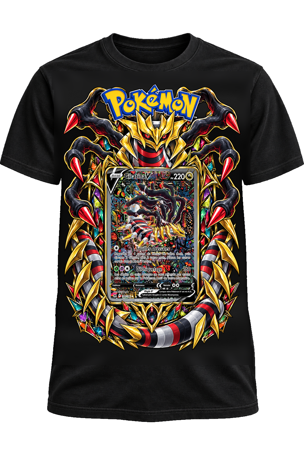 Tee-shirt Giratina V 186/196 noir — West Side Clothing