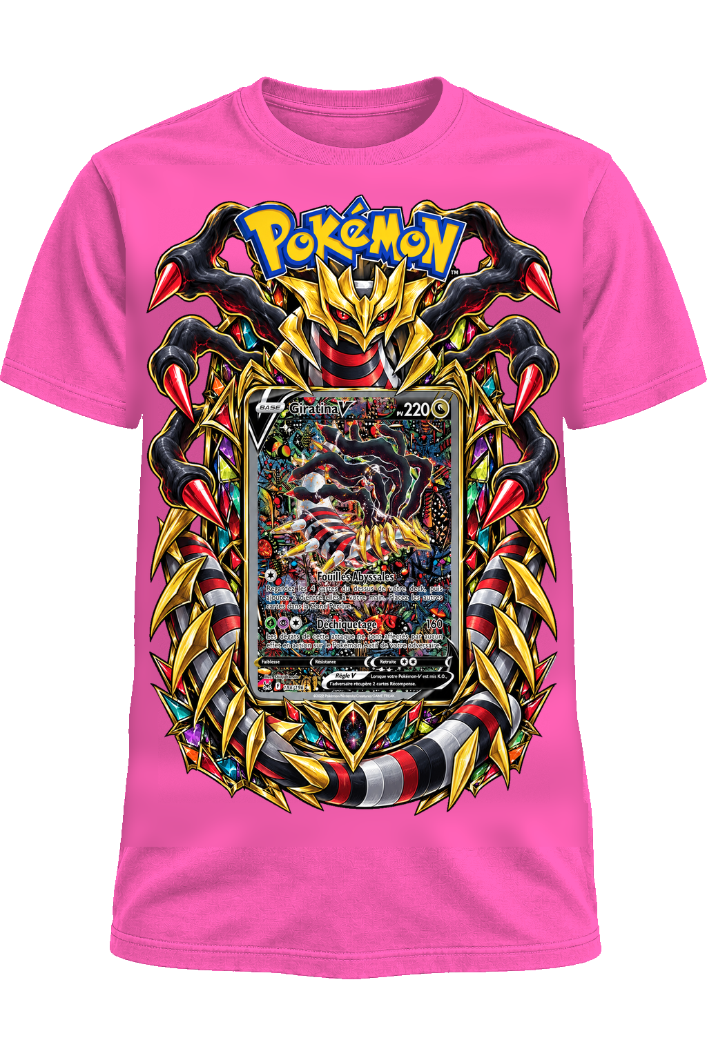Tee-shirt Giratina V 186/196 rose — West Side Clothing