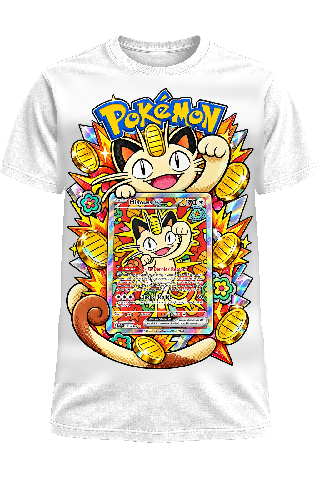 Tee-shirt Miaouss ex 121/088 blanc — West Side Clothing